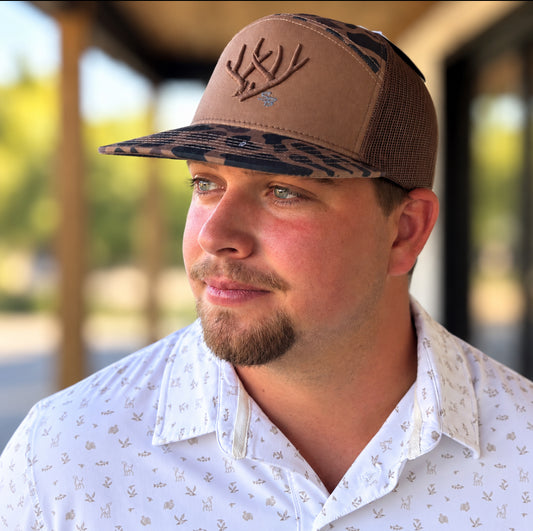 Speckle Bellies Rack SB 7 Panel Snapback Hat