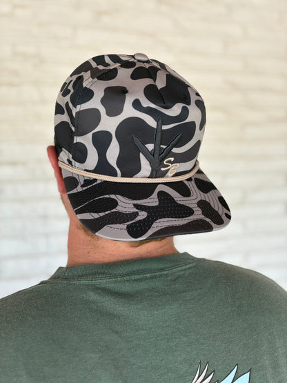 Speckle Bellies Turkey Track SB Rope Snapback Hat