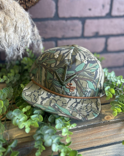 Speckle Bellies Turkey Track SB Rope Snapback Hat