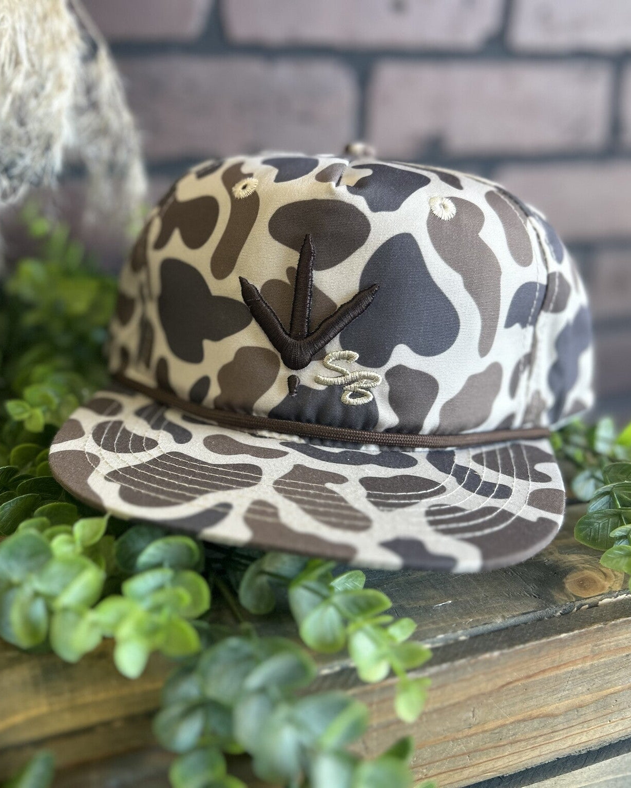 Speckle Bellies Turkey Track SB Rope Snapback Hat