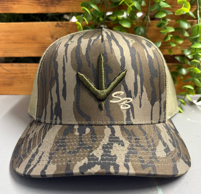 Speckle Bellies Turkey Track SB 6 Panel Snapback Hat