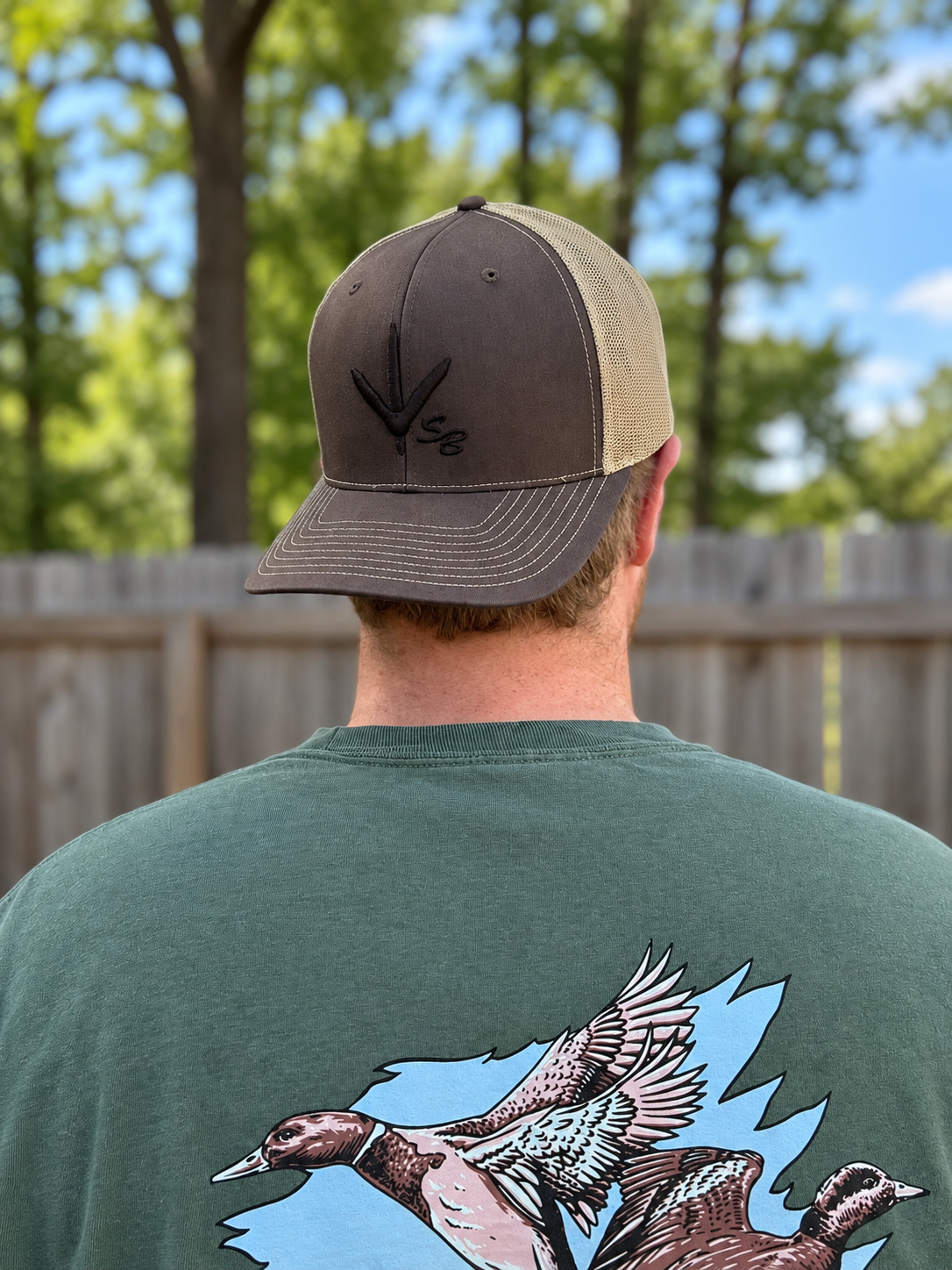 Speckle Bellies Turkey Track SB 6 Panel Snapback Hat