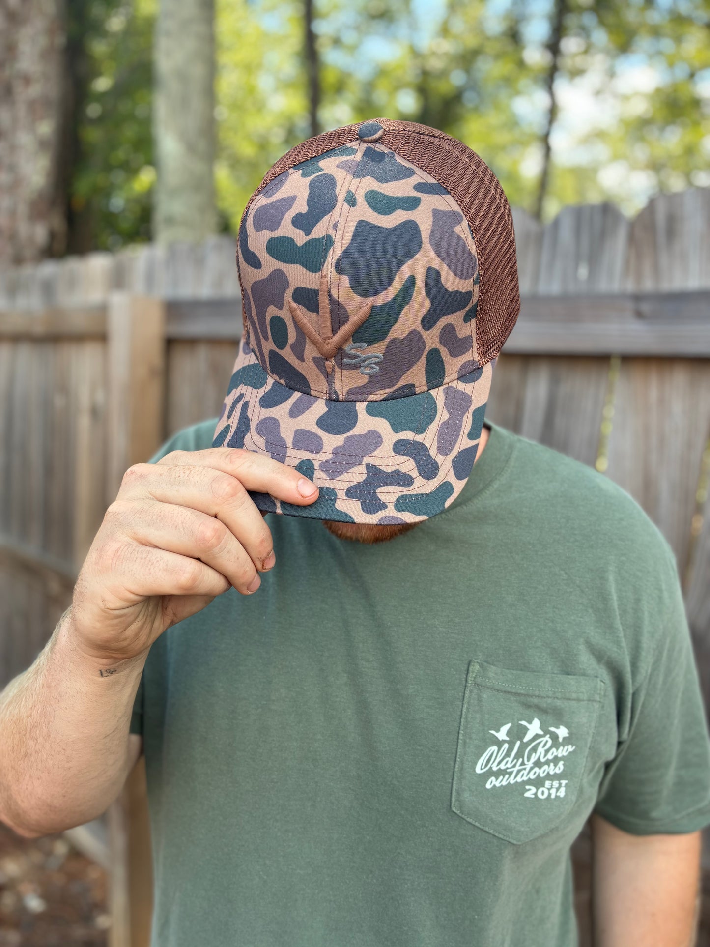Speckle Bellies Turkey Track SB 6 Panel Snapback Hat