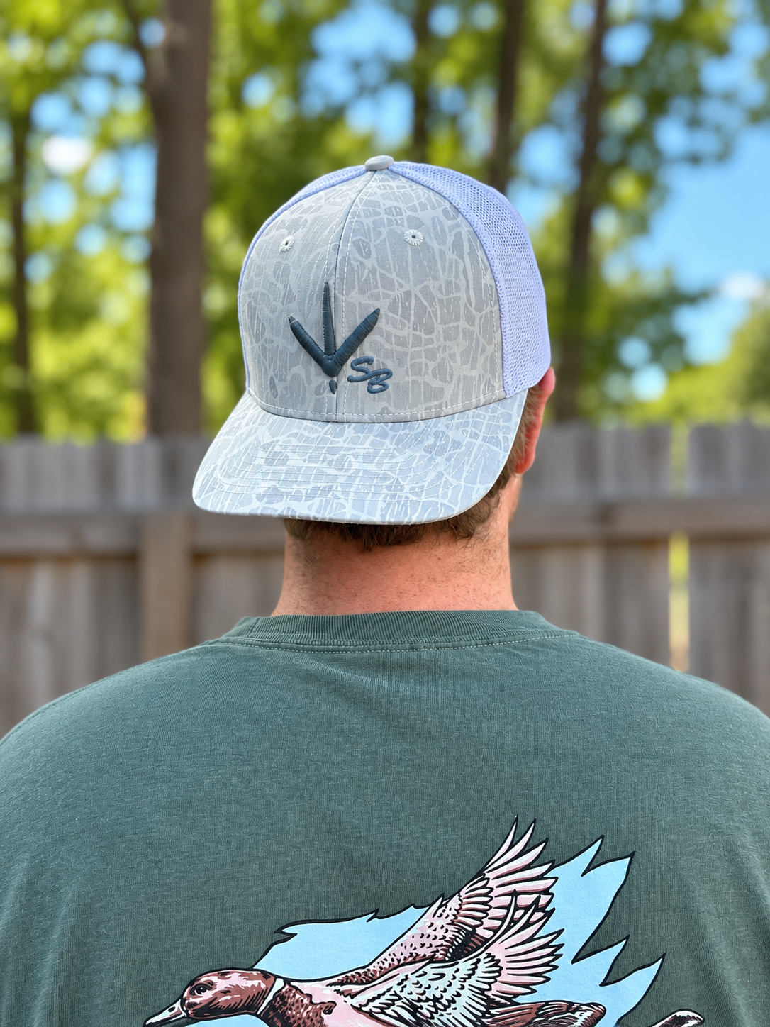 Speckle Bellies Turkey Track SB 6 Panel Snapback Hat