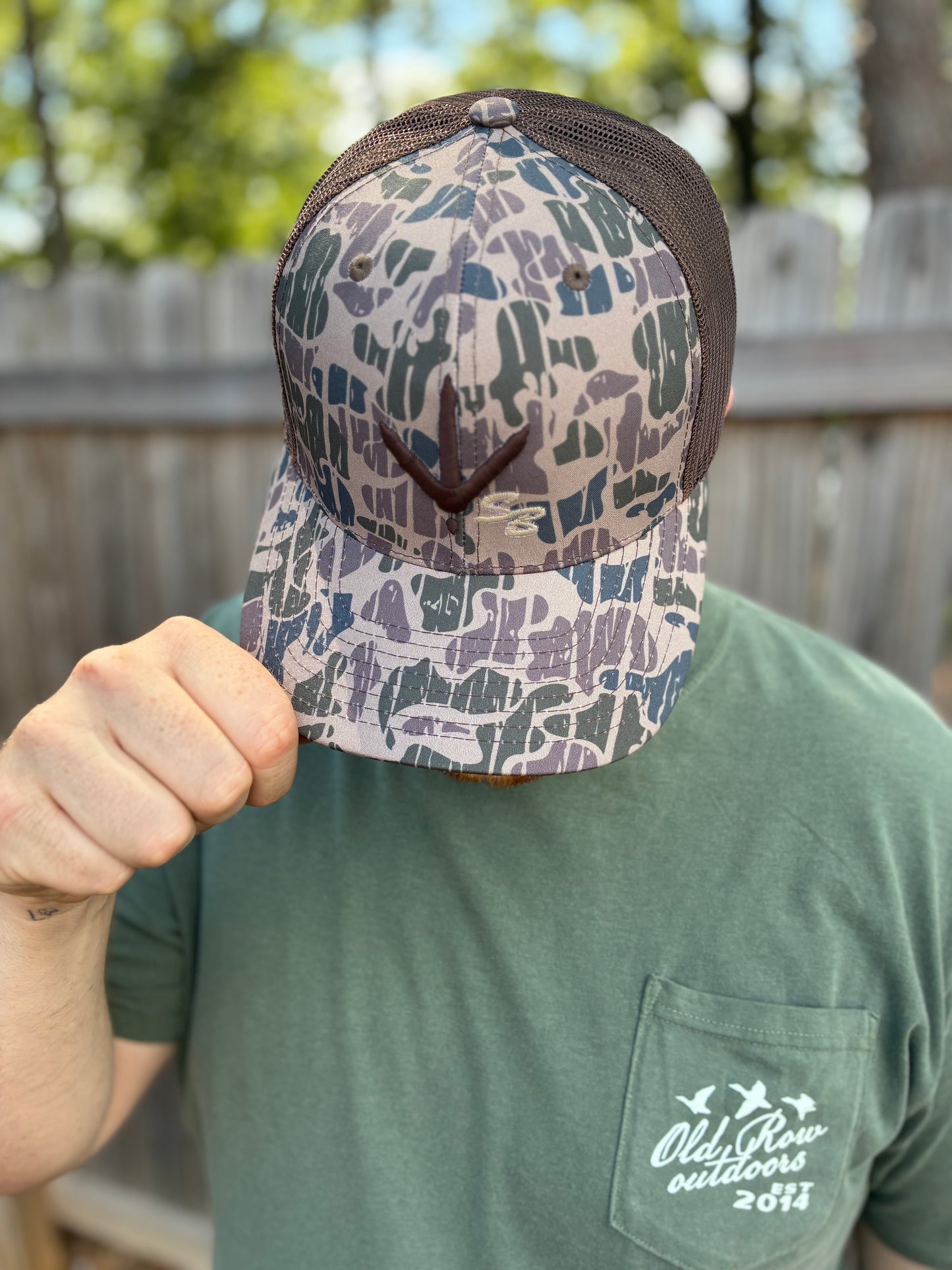 Speckle Bellies Turkey Track SB 6 Panel Snapback Hat