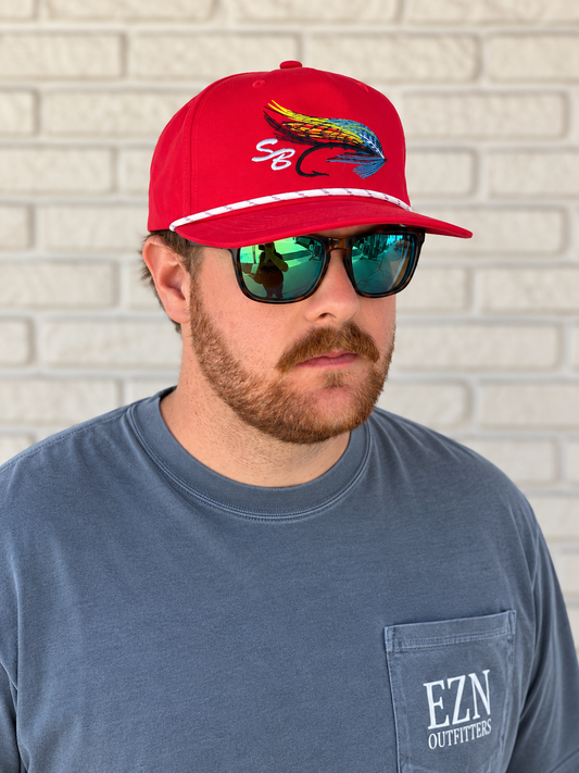 Speckle Bellies SB Fly Rope Snapback Hat