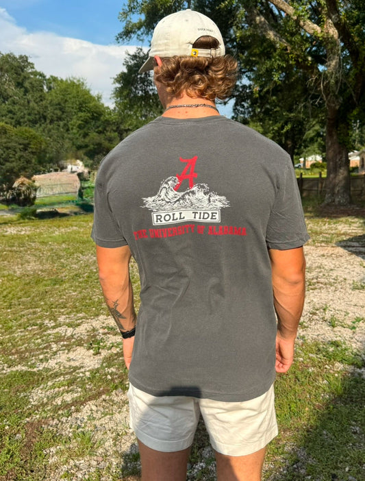 Speckle Bellies Roll Tide Waves S/S TEE Shirt