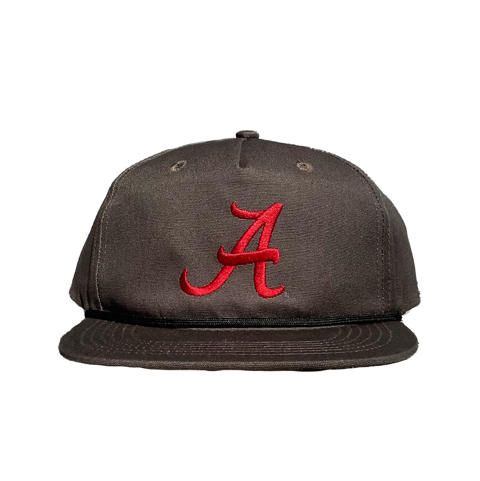 Speckle Bellies Script A Alabama Rope Snapback Hat