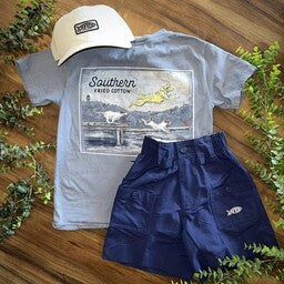 Southern Fried Cotton Youth Boys Make a Splash S/S TEE Shirt