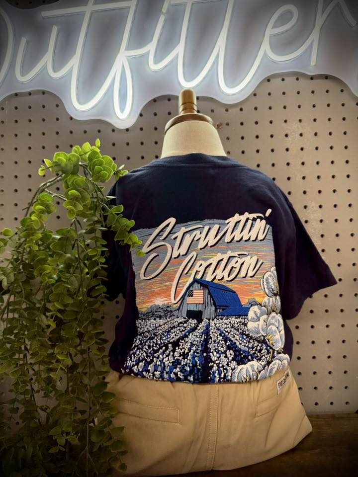 Struttin Cotton Youth Cotton Field & Barn S/S TEE Shirt