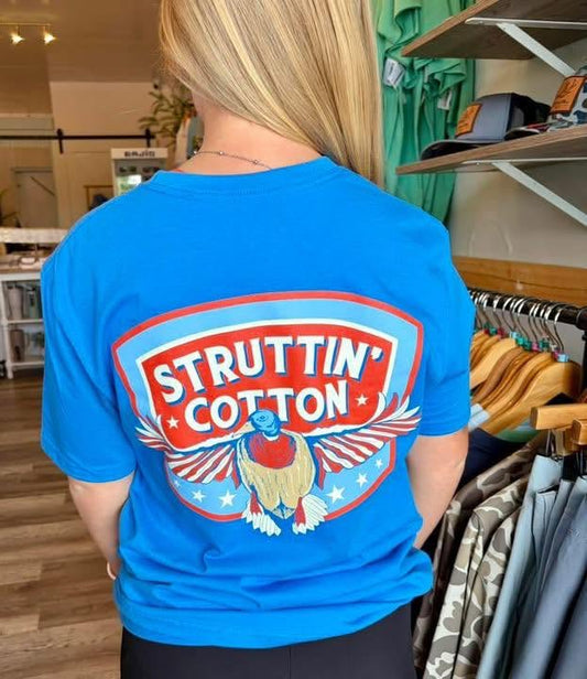 Struttin Cotton Patriotic Mallard S/S TEE Shirt
