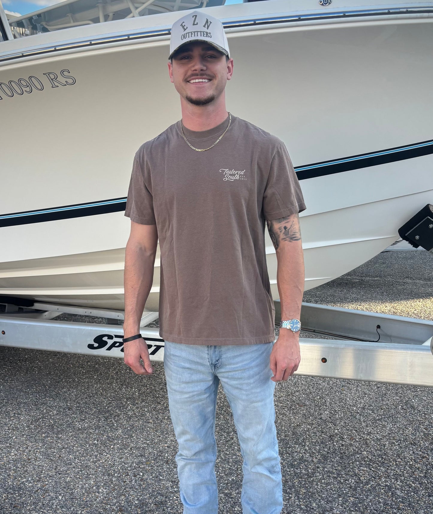 Tailored South Hunt Harder S/S TEE Shirt