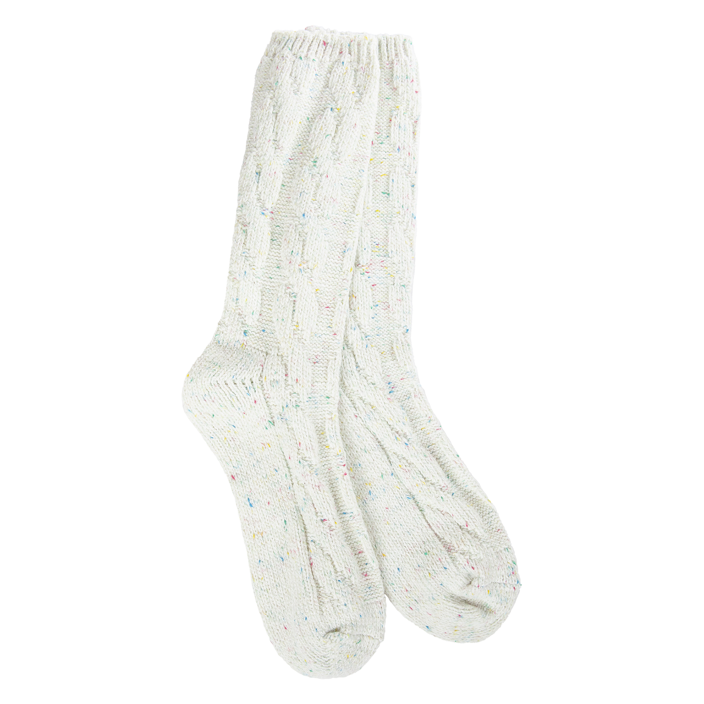 World's Softest Socks Weekend Collection Ragg Cable Crew