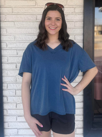 All Over V-Neck Tee