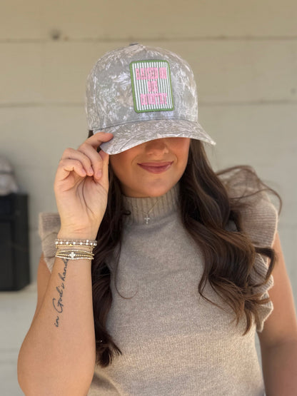 Raised On 90's Country Camo Trucker Hat