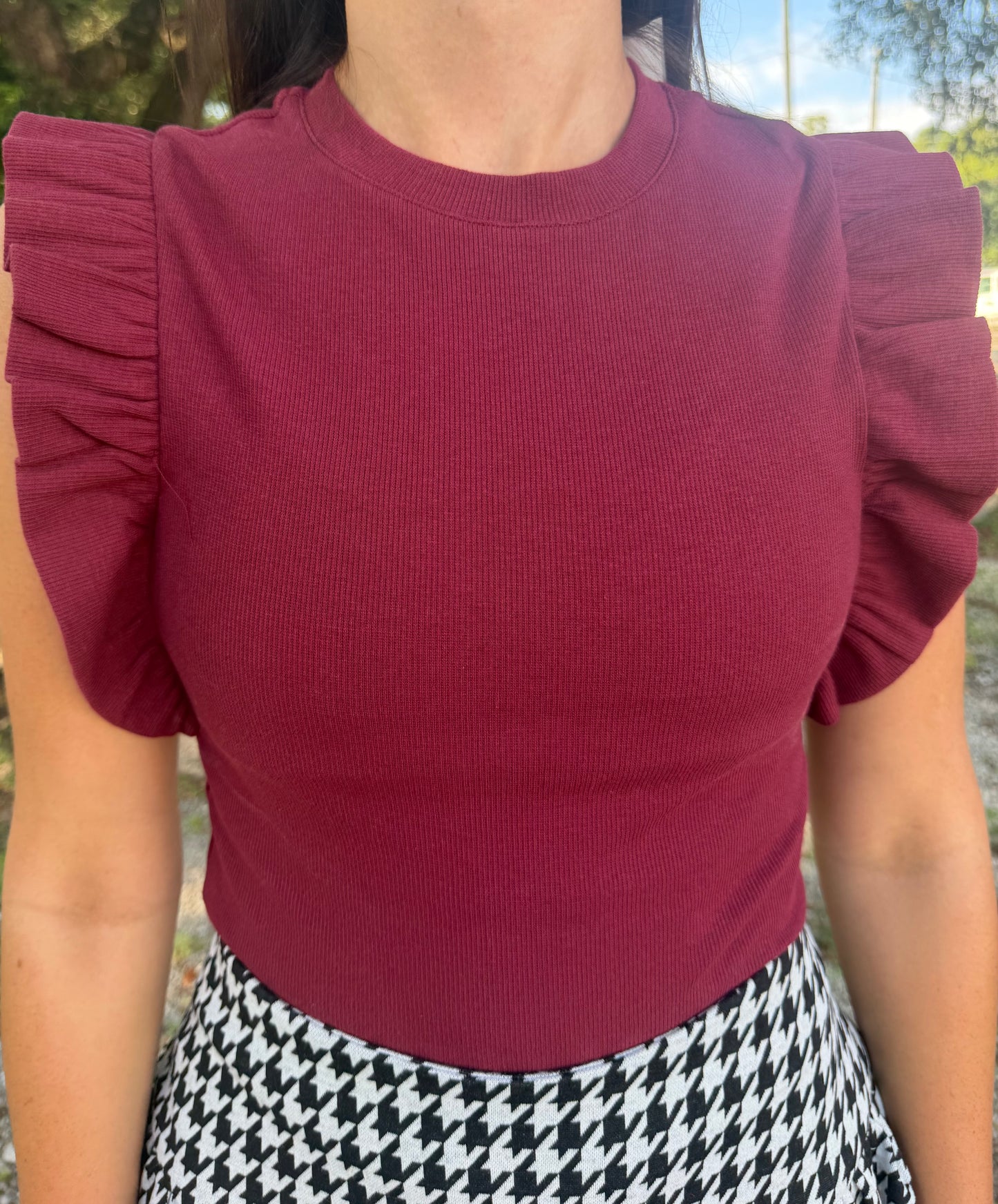 Gameday Ruffles Top