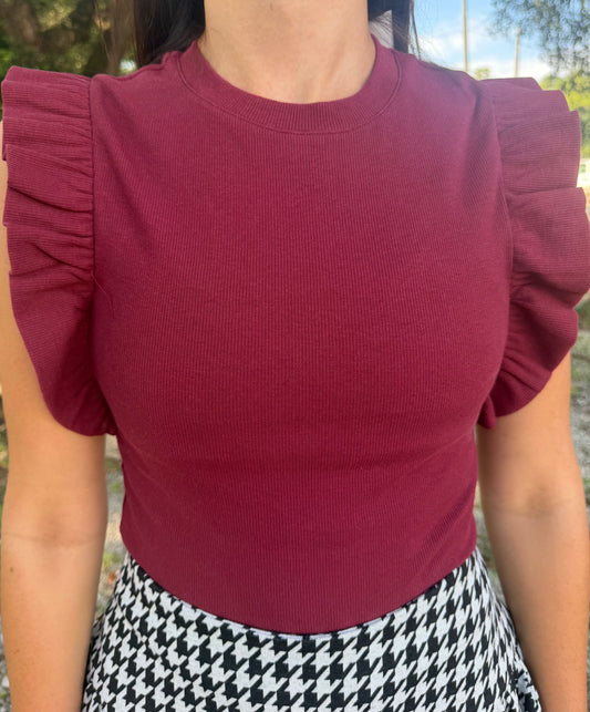 Gameday Ruffles Top