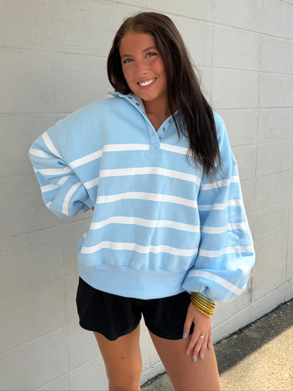Sporty Stripes Pullover