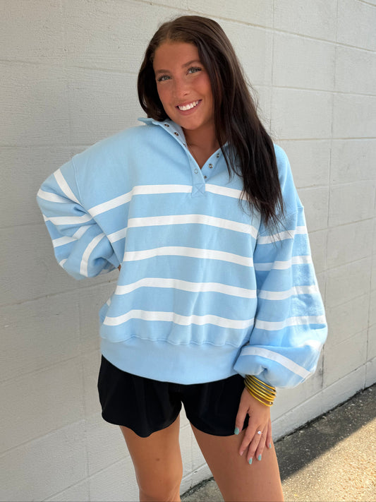 Sporty Stripes Pullover