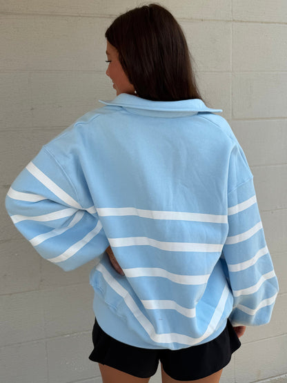 Sporty Stripes Pullover
