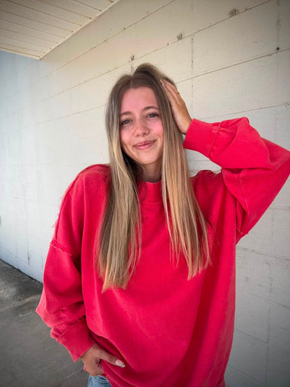 Stay Home Mock Neck