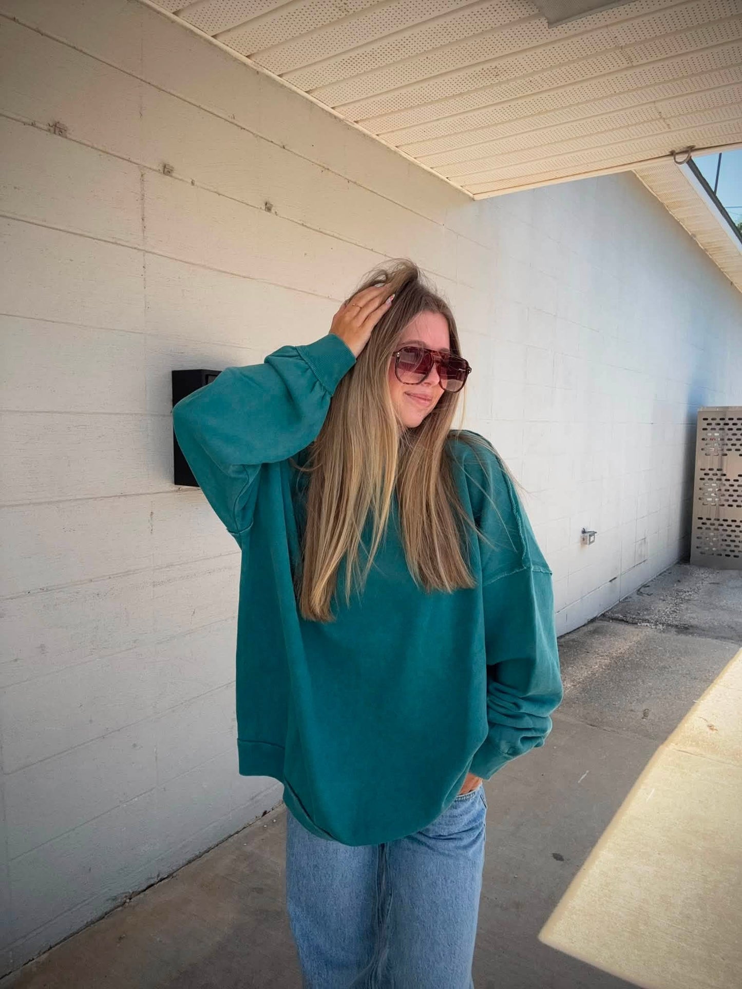 Stay Home Mock Neck