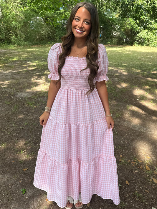 Uphill Climb Midi Dress