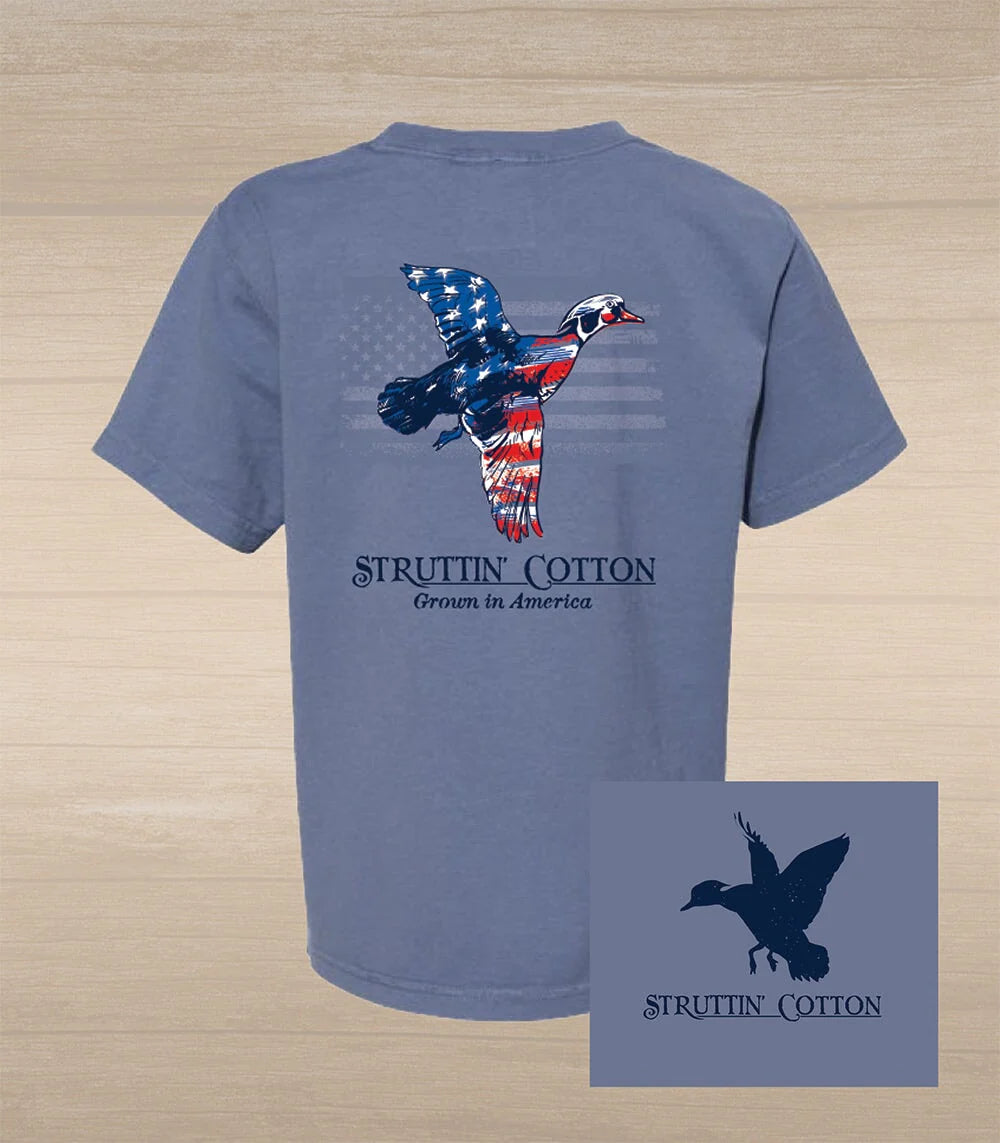 Struttin Cotton Youth Liberty on the Rise S/S TEE Shirt