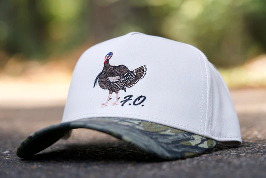 Freak Outdoors Telluride Walking Turkey Embroidered Snapback Hat