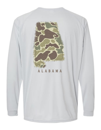 Live Oak Brand Camo Alabama Performance L/S Shirt