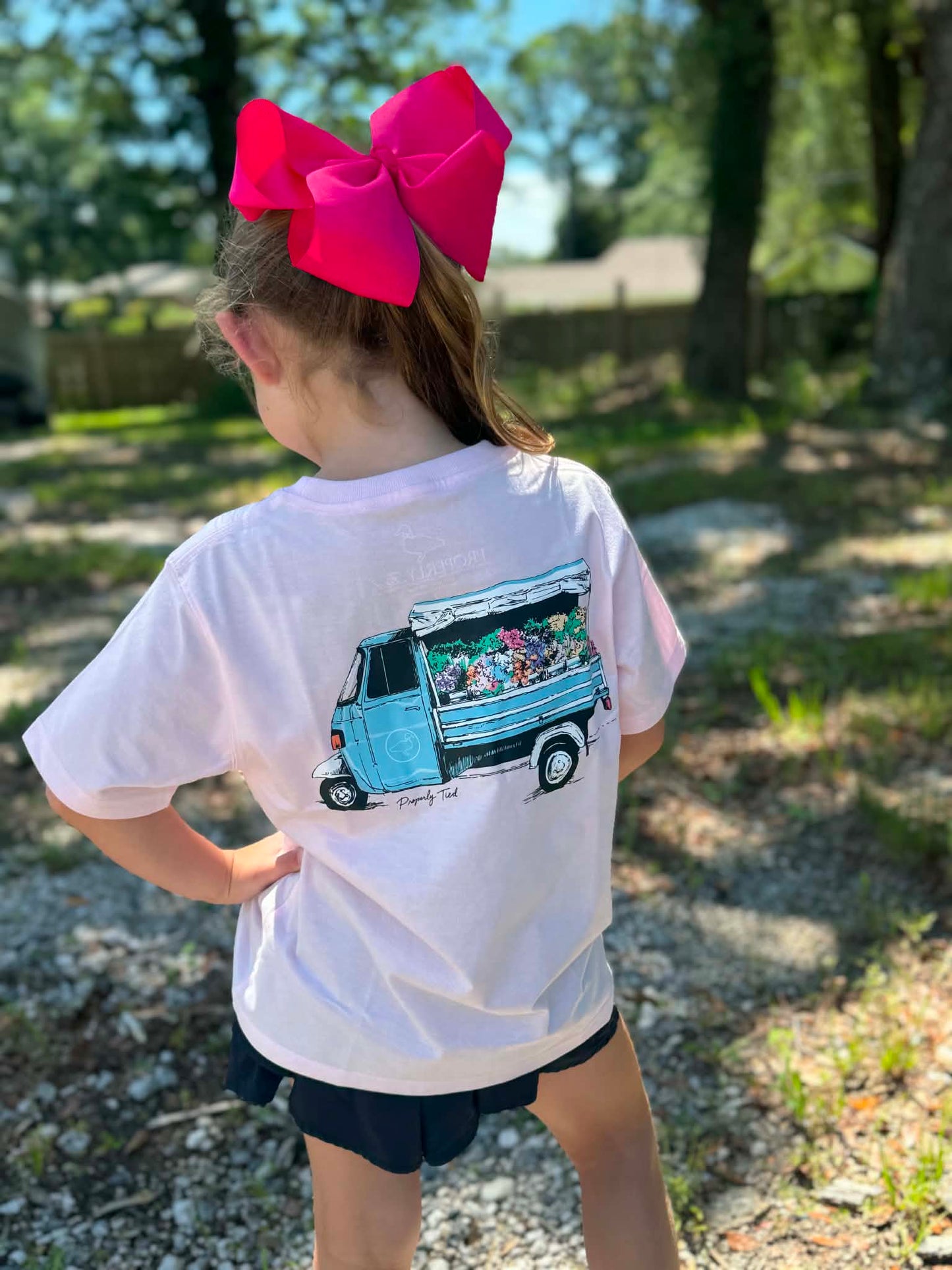 Properly Tied Girls Fresh Florals S/S TEE Shirt