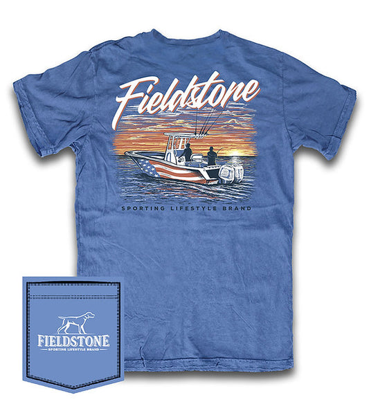 Fieldstone Outdoor Center Console S/S TEE Shirt