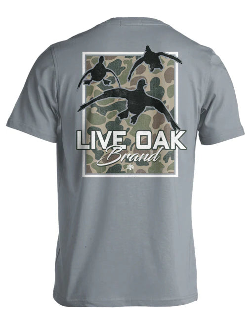 Live Oak Brand Camo Ducks S/S TEE Shirt