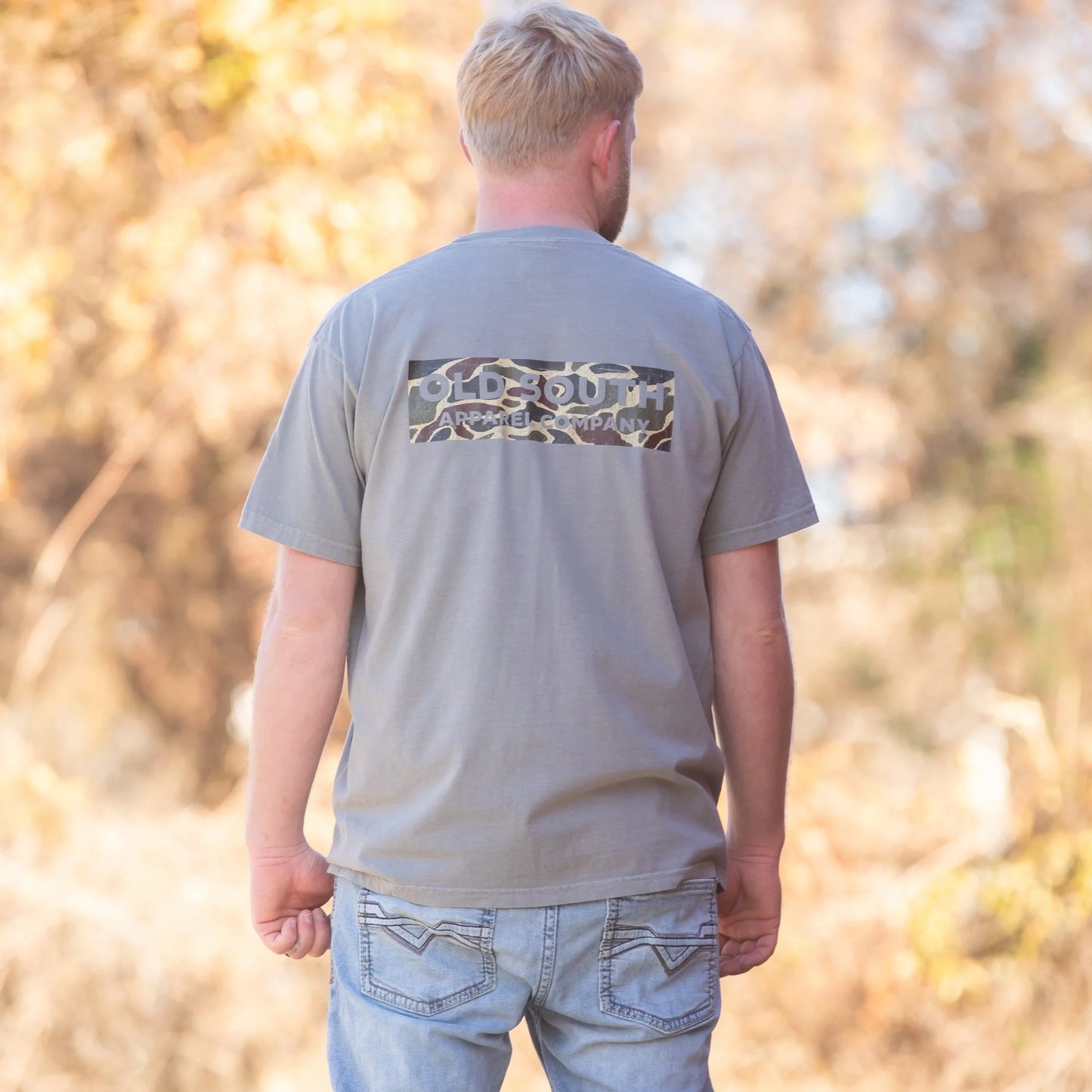 Old South Apparel Thicket Camo Logo S/S TEE Shirt
