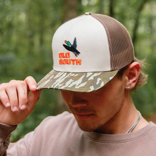 Old South Apparel Pixeled Duck Hunt Snapback Hat