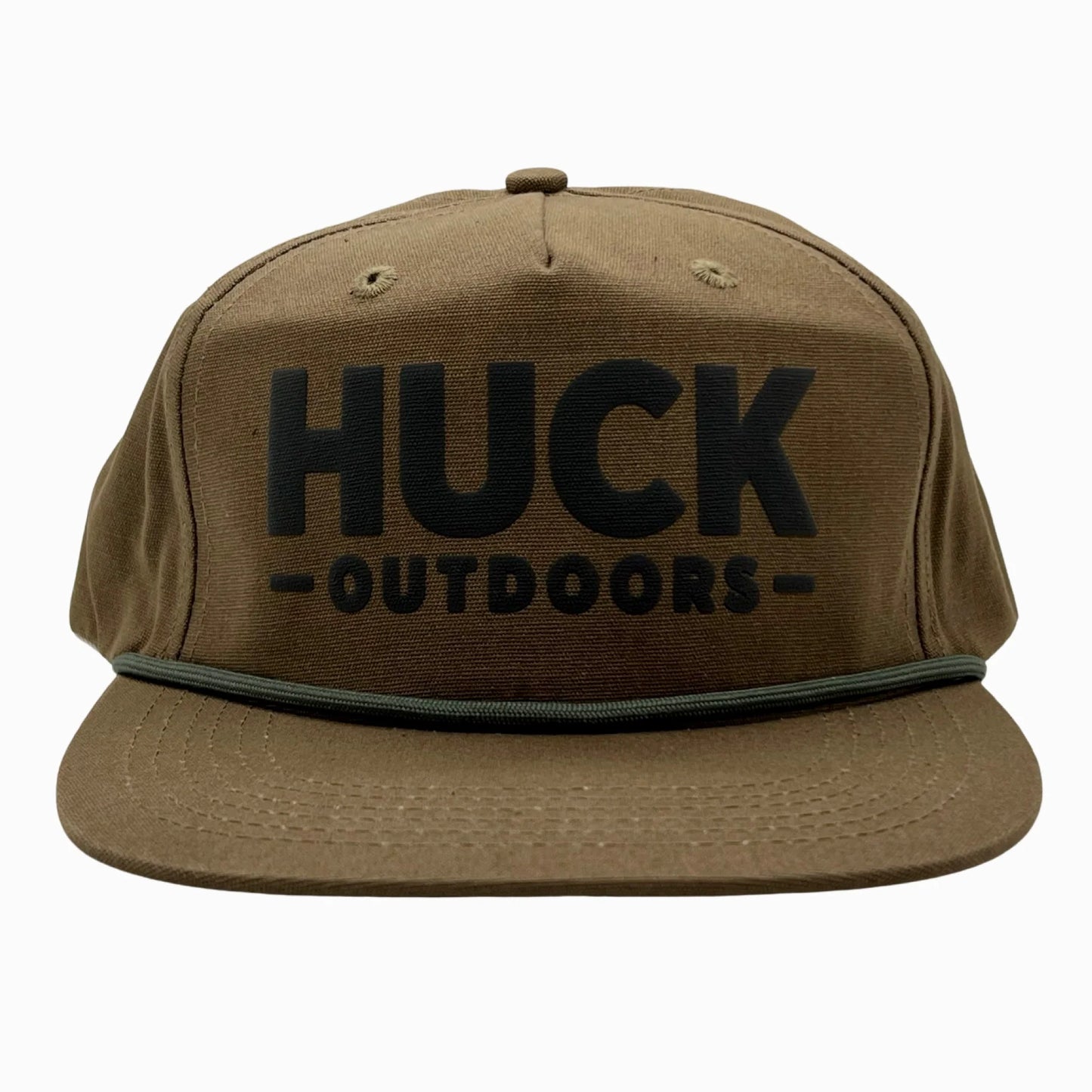 Huck Outdoors Huck Logo Rope Snapback Hat
