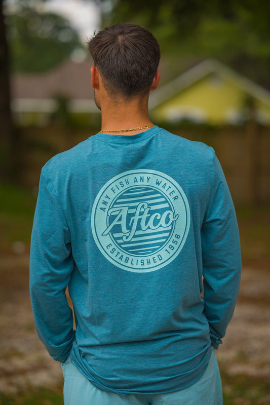Aftco Men's Ocean Bound UPF Performance L/S Shirt