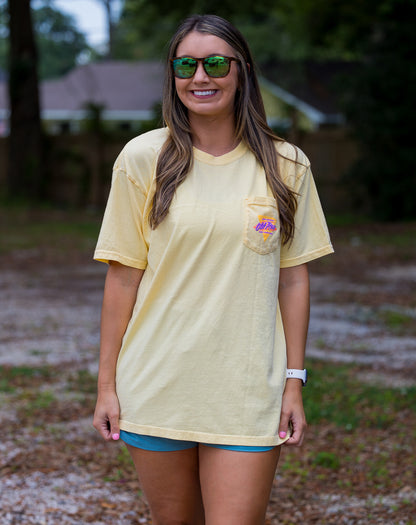 Old Row Outdoors Women's Retro Triangle 2.0 Pocket S/S TEE Shirt