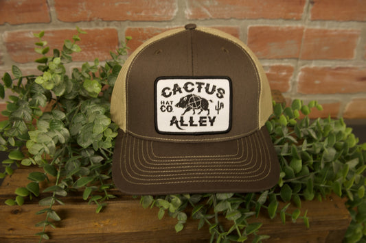Cactus Alley Hog Wild Patch Snapback Hat