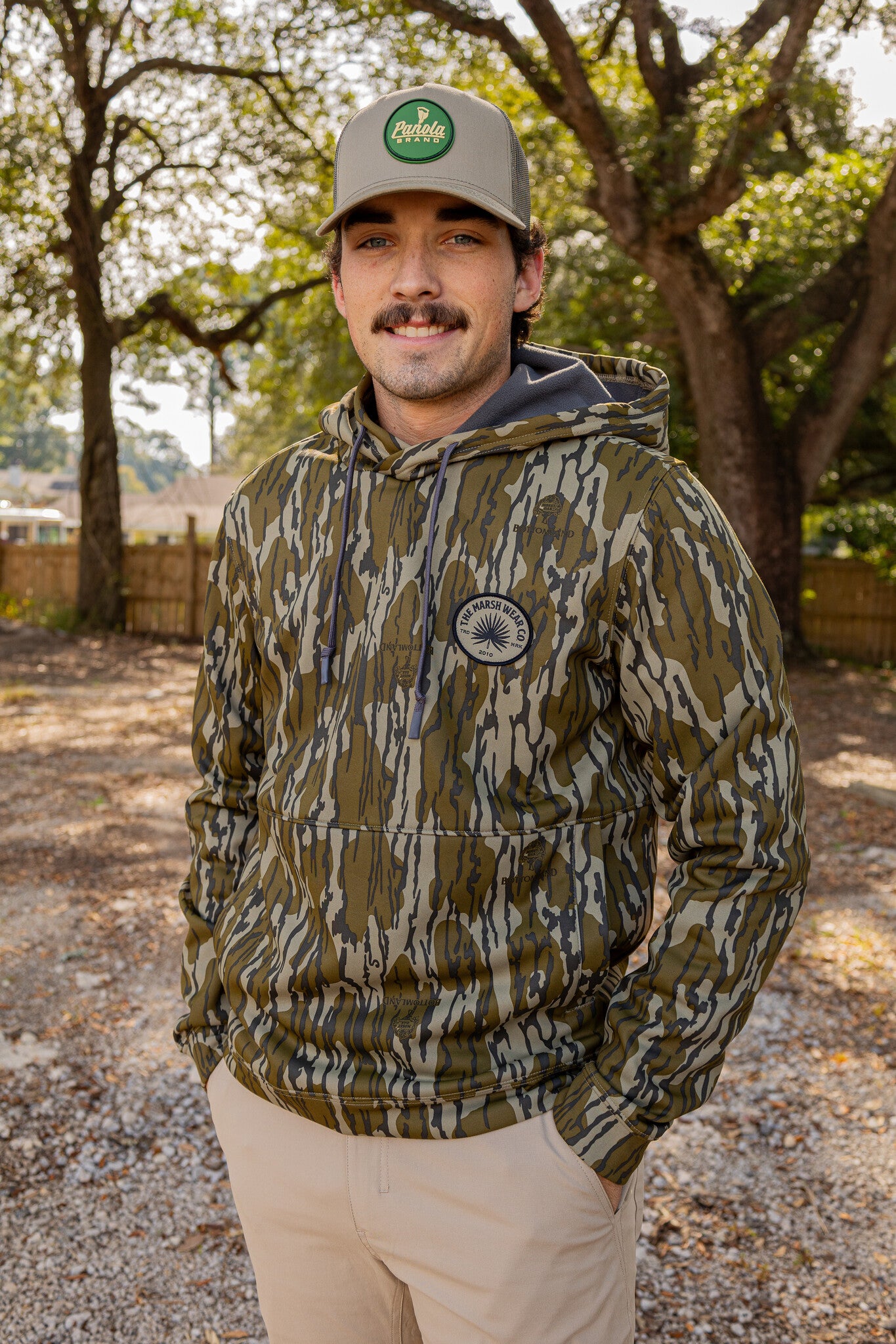 Marsh Wear Apparel Men's Nor' Easter Mossy Oak Pullover Hooded Jacket