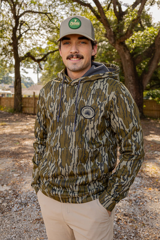 Marsh Wear Apparel Men's Nor' Easter Mossy Oak Pullover Hooded Jacket
