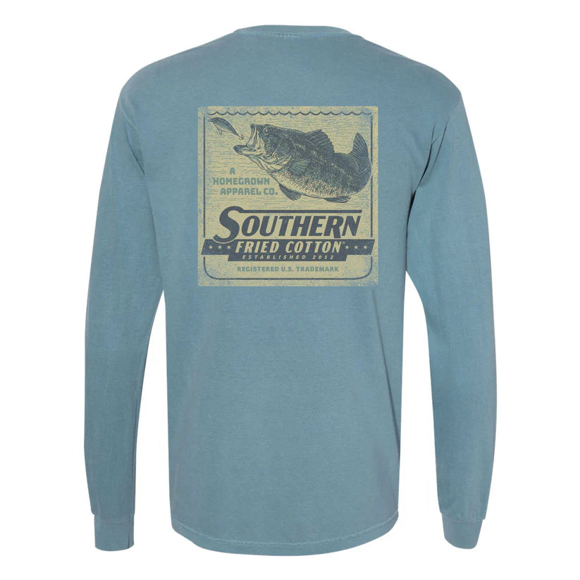 Southern Fried Cotton Old School Bass L/S TEE Shirt