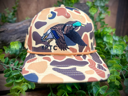 Knotted Pine Flying Mallard Snapback Hat