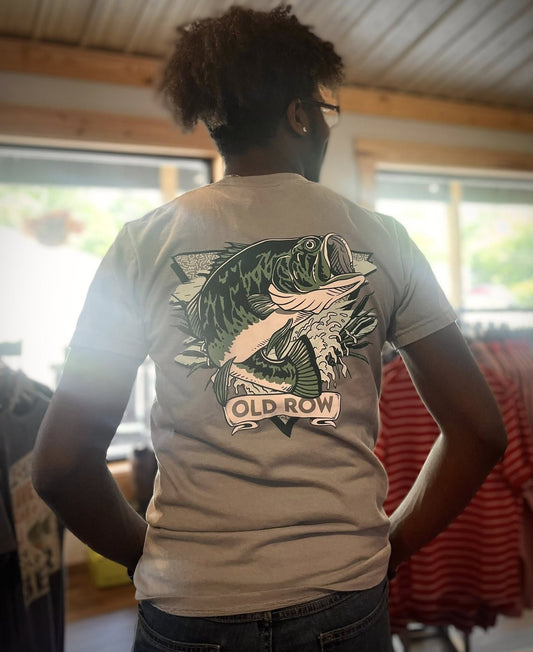 Old Row Outdoors Bass Triangle Pocket S/S TEE Shirt
