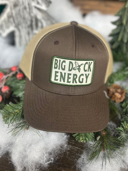 Low Country Comfort Big Duck Energy Green Patch Snapback Hat