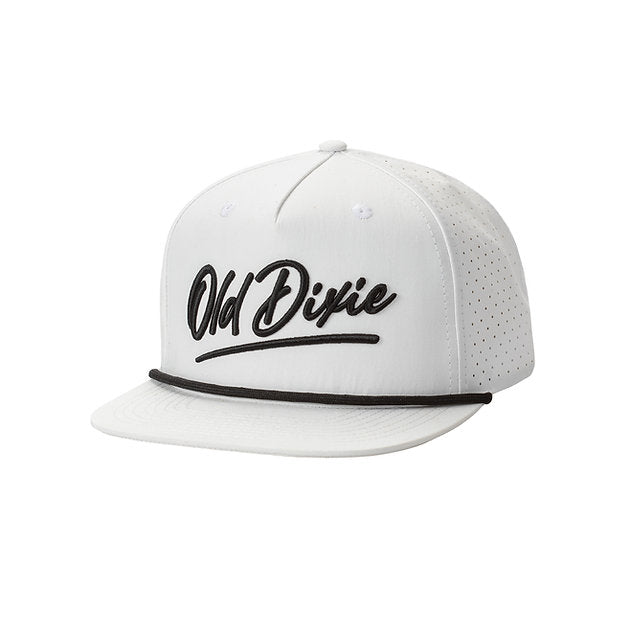 Old Dixie Embroidered Logo Performance Rope Snapback Hat