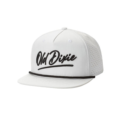 Old Dixie Embroidered Logo Performance Rope Snapback Hat