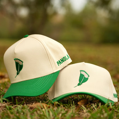 Panola Brand Feather 2 Tone Trucker Snapback Hat