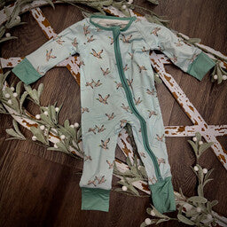 Quackin'up Mallard Duck Baby Bamboo Pajamas