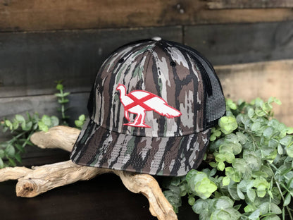 Dixie Fowl Company AL Wary Tom Turkey Snapback Hat